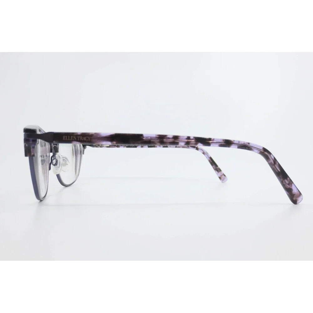 Ellen Tracy Ardee Eyeglasses Purple Tortoise Cat Eye Frames 51-16-130 CV